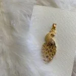 پلاک طلا طاووس
