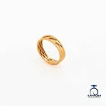 حلقه ازدواج نگین دار